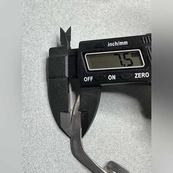 Erika Hult De Corral RIC Geometric AZTEC Sterling 925 17” Collar Necklace 6.75” - Picture 9 of 13